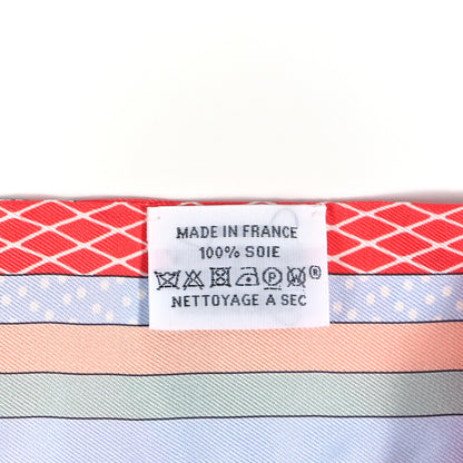 Hermes Silk Twilly Grand Theatre Nouveau Grenadine Ciel Rose 3 of 4