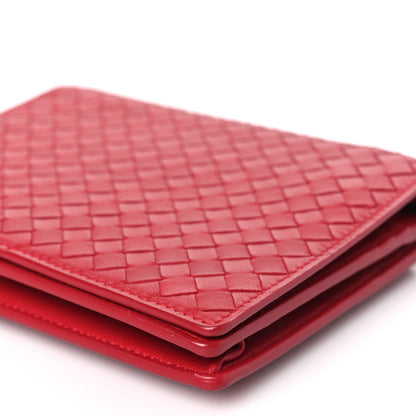 Bottega Veneta Nappa Intrecciato Chain Wallet China Red 10 of 10