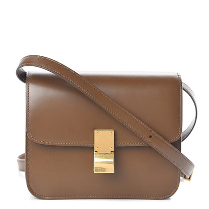 Celine Box Calfskin Teen Classic Box Flap Bag Camel 1 of 8