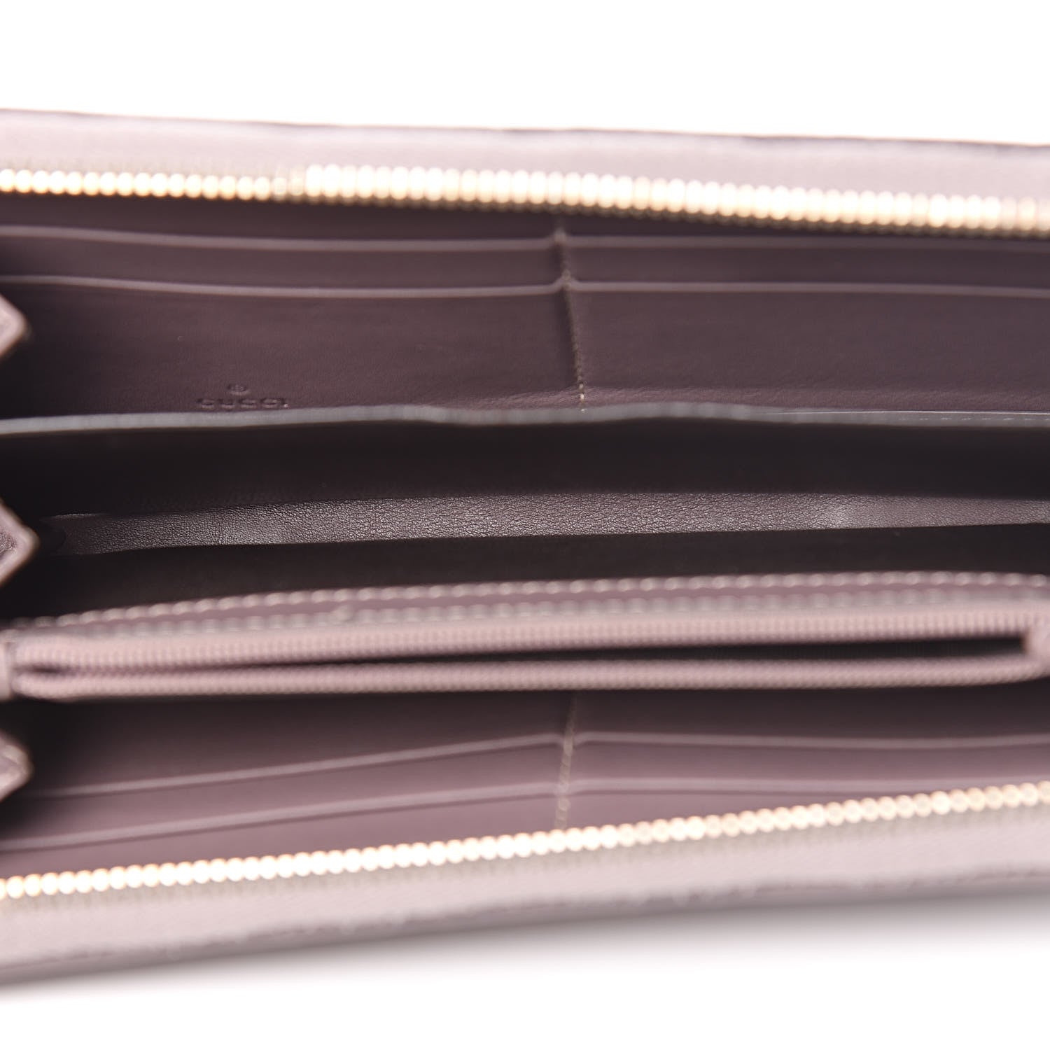 Gucci Guccissima Princy Zip Around Wallet Purple 5 of 12