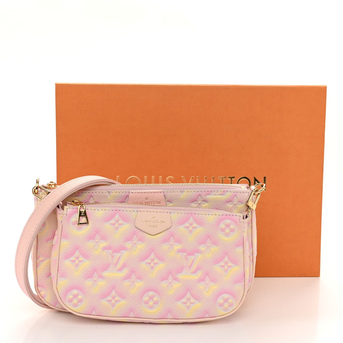 Empreinte Monogram Summer Stardust Multi Pochette Accessories Pink