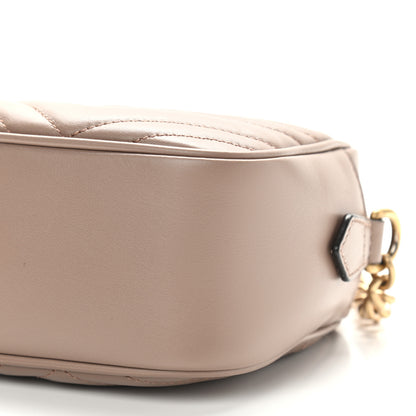 Gucci Calfskin Matelasse Small GG Marmont Chain Shoulder Bag Porcelain Rose 11 of 11