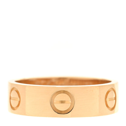 Cartier 18K Yellow Gold 5.5mm LOVE Ring 53 6.5 1 of 5