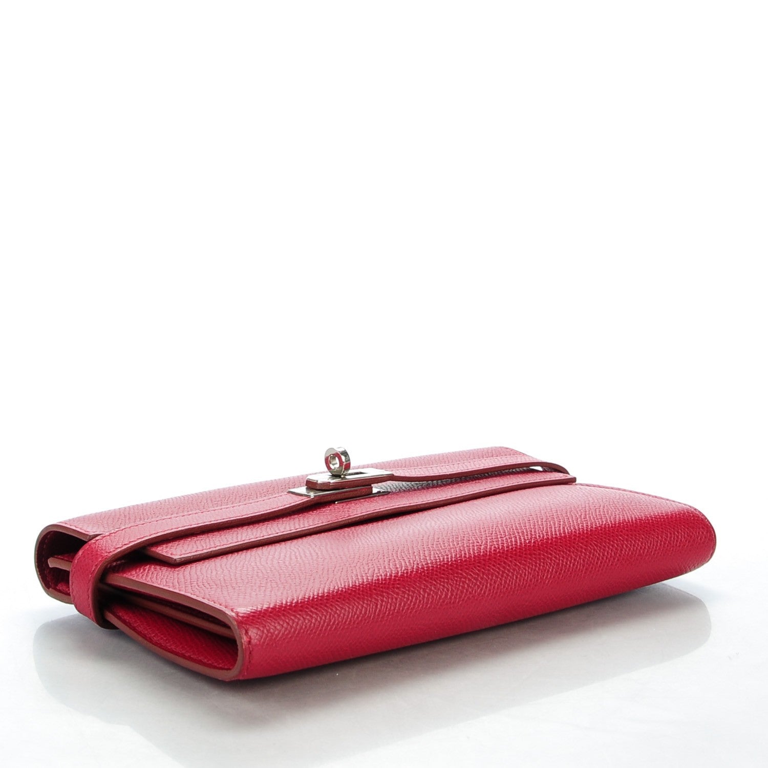 Hermes Epsom Kelly Longue Wallet Rubis 4 of 14