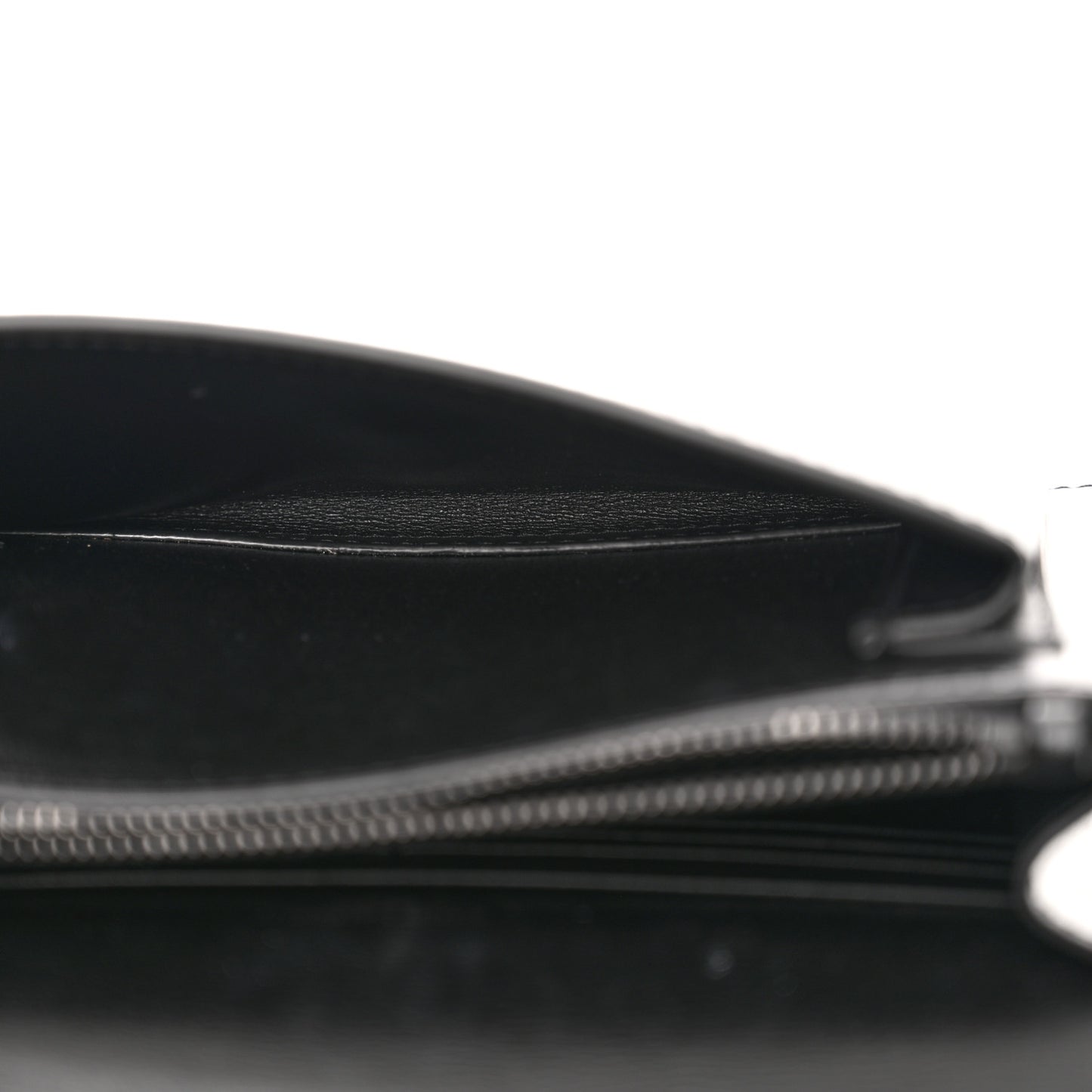 Calfskin Monogram Sunset Chain Wallet Black