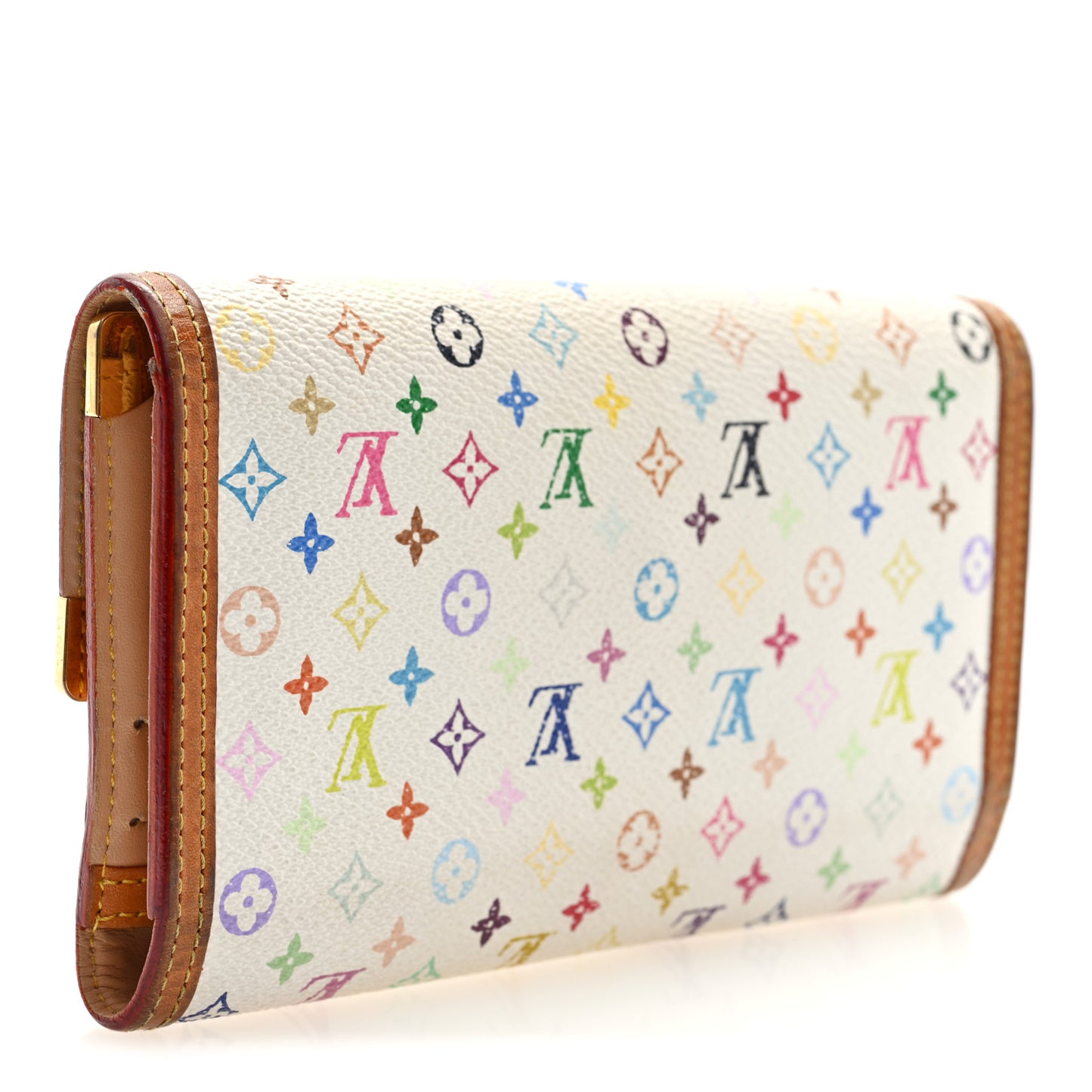 Monogram Multicolor Porte Tresor International Wallet White