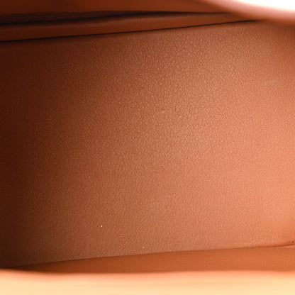 Hermes Taurillon Clemence Mini Lindy 20 Gold 5 of 13