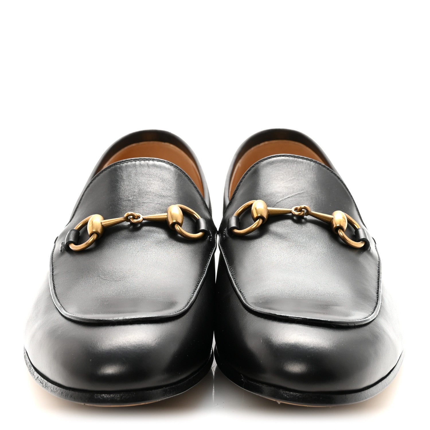 Gucci Calfskin Horsebit Mens Jordaan Loafers 7 Black 5 of 20