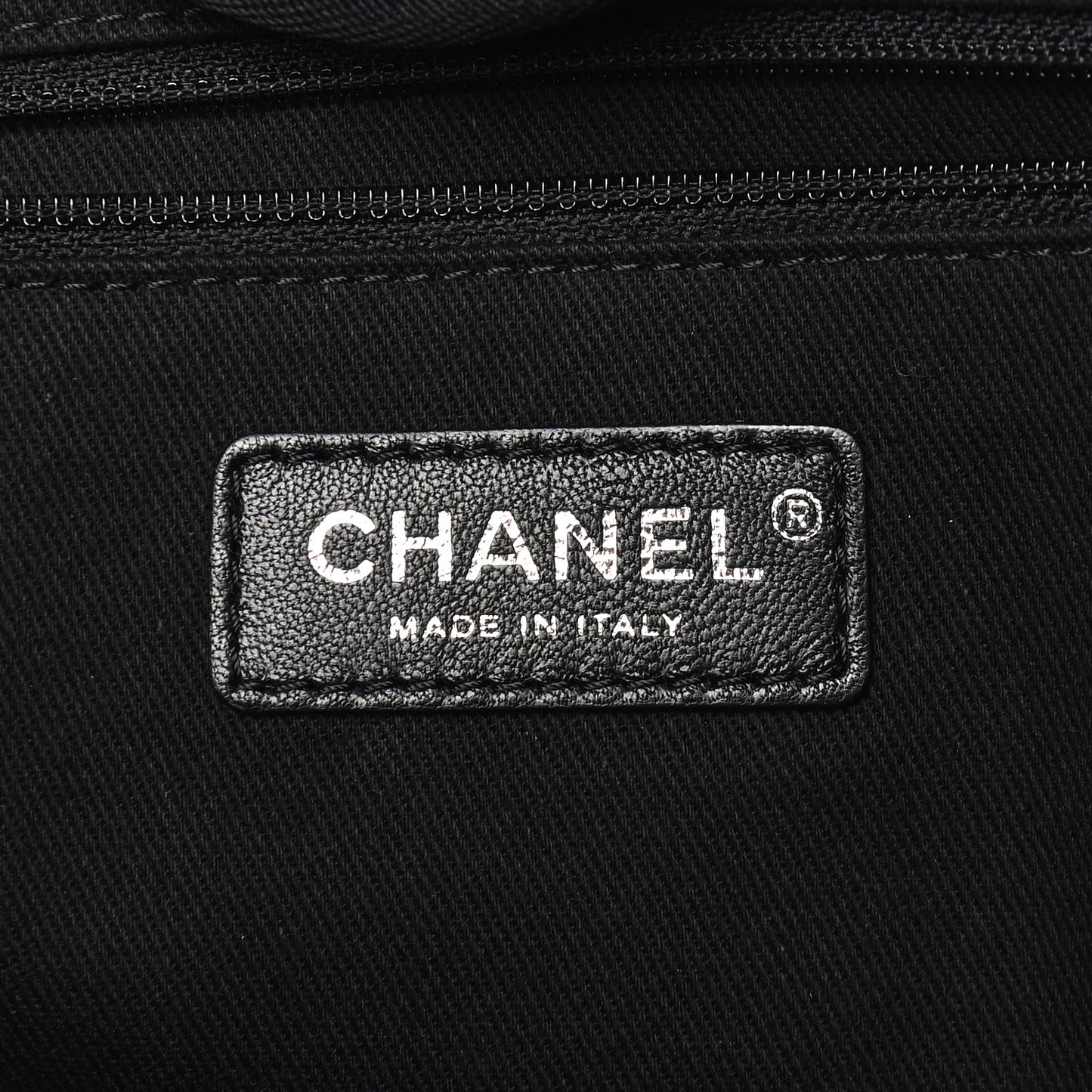 Canvas Large Deauville Tote Charcoal