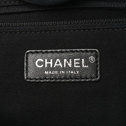 Chanel Canvas Large Deauville Tote Charcoal 6 of 9