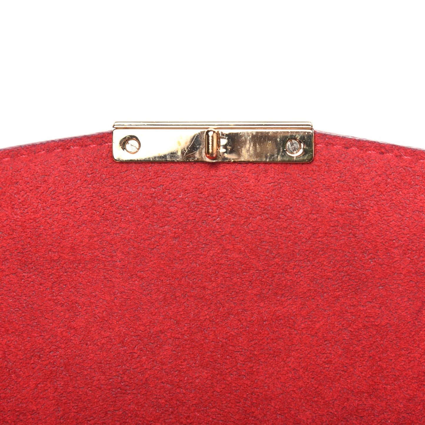 Damier Ebene Caissa Clutch Cherry
