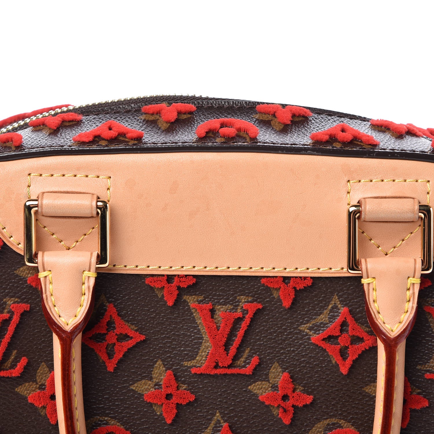 Louis Vuitton Monogram Tuffetage Deauville Cube Red 11 of 11