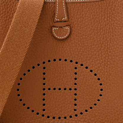 Hermes Taurillon Clemence Evelyne TPM Gold 8 of 11