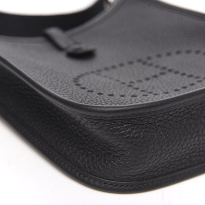 Hermes Taurillon Clemence Evelyne TPM Black 8 of 10