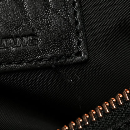 Alexander Wang Pebbled Lambskin Rockie Black Rose Gold Hardware 8 of 16