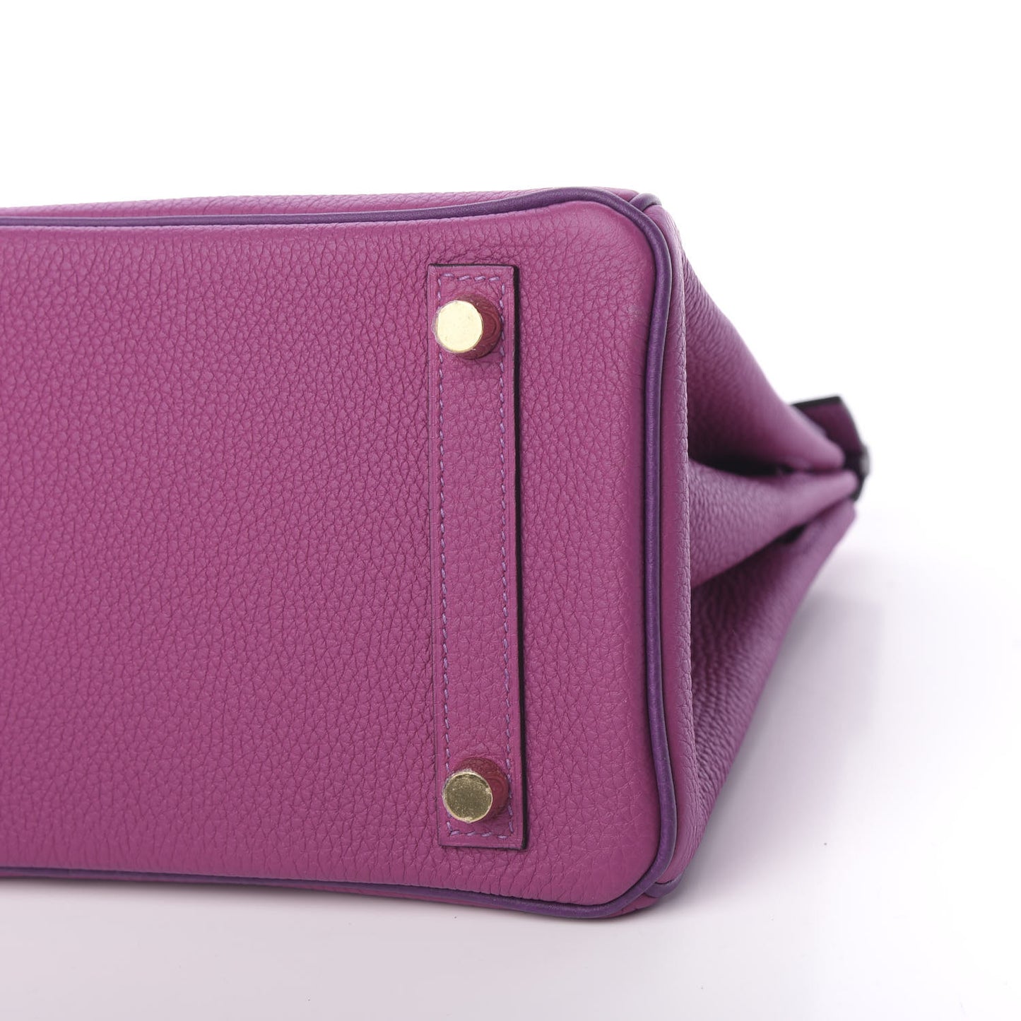 Togo Horseshoe Birkin 25 Rose Pourpre Anemone