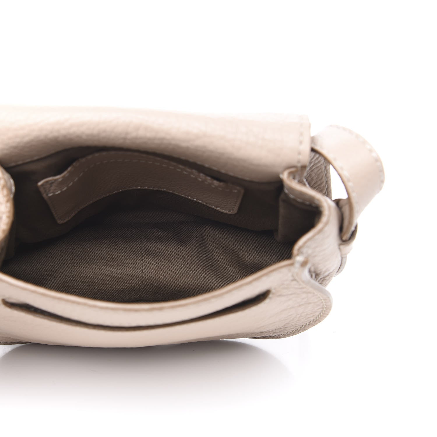 Chloe Calfskin Mini Marcie Round Crossbody Bag Abstract White 5 of 12