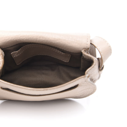 Chloe Calfskin Mini Marcie Round Crossbody Bag Abstract White 5 of 12