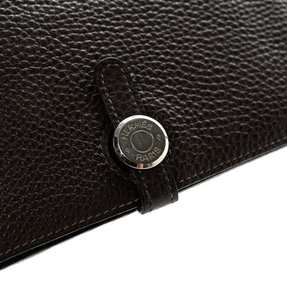 Hermes Togo Dogon Duo Wallet Chocolate 8 of 11