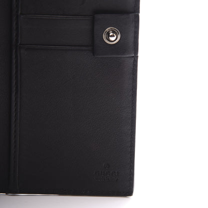 Gucci Guccissima Continental Flap Wallet Black 5 of 8