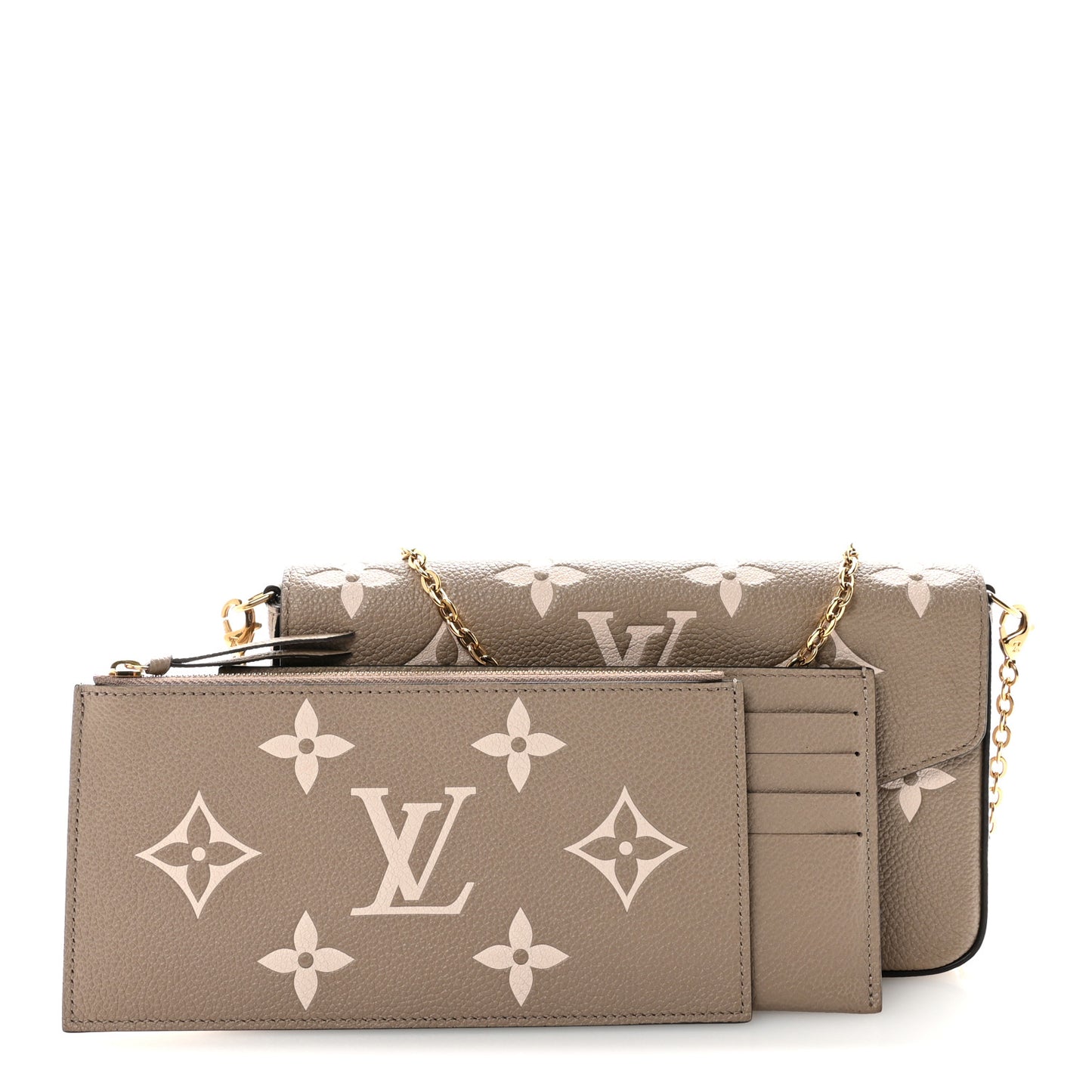 Empreinte Monogram Giant Felicie Pochette Tourterelle Creme