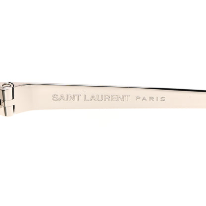 Saint Laurent Metal SL692 Oval Sunglasses Silver 6 of 7