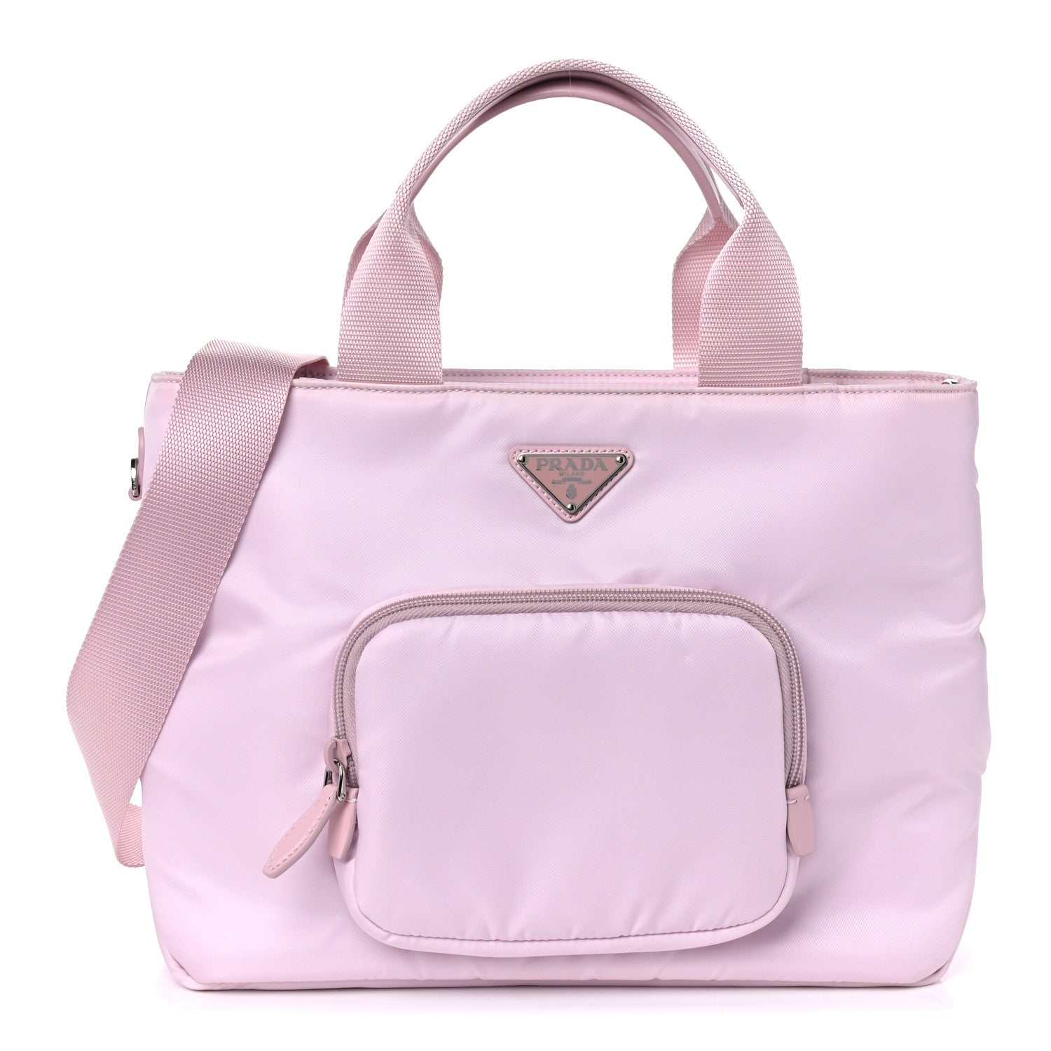 Prada Nylon Vela Shopping Bag Alabastro 1 of 10