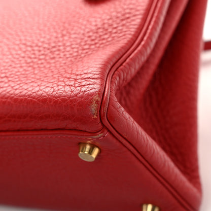 Hermes Taurillon Clemence Kelly Retourne 32 Rouge Casaque 11 of 13
