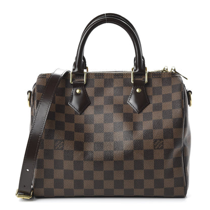 Louis Vuitton Damier Ebene Speedy Bandouliere 25 1 of 10
