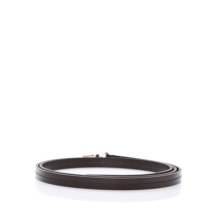 Louis Vuitton Calfskin 12mm Favorite Long Strap Brown 2 of 5