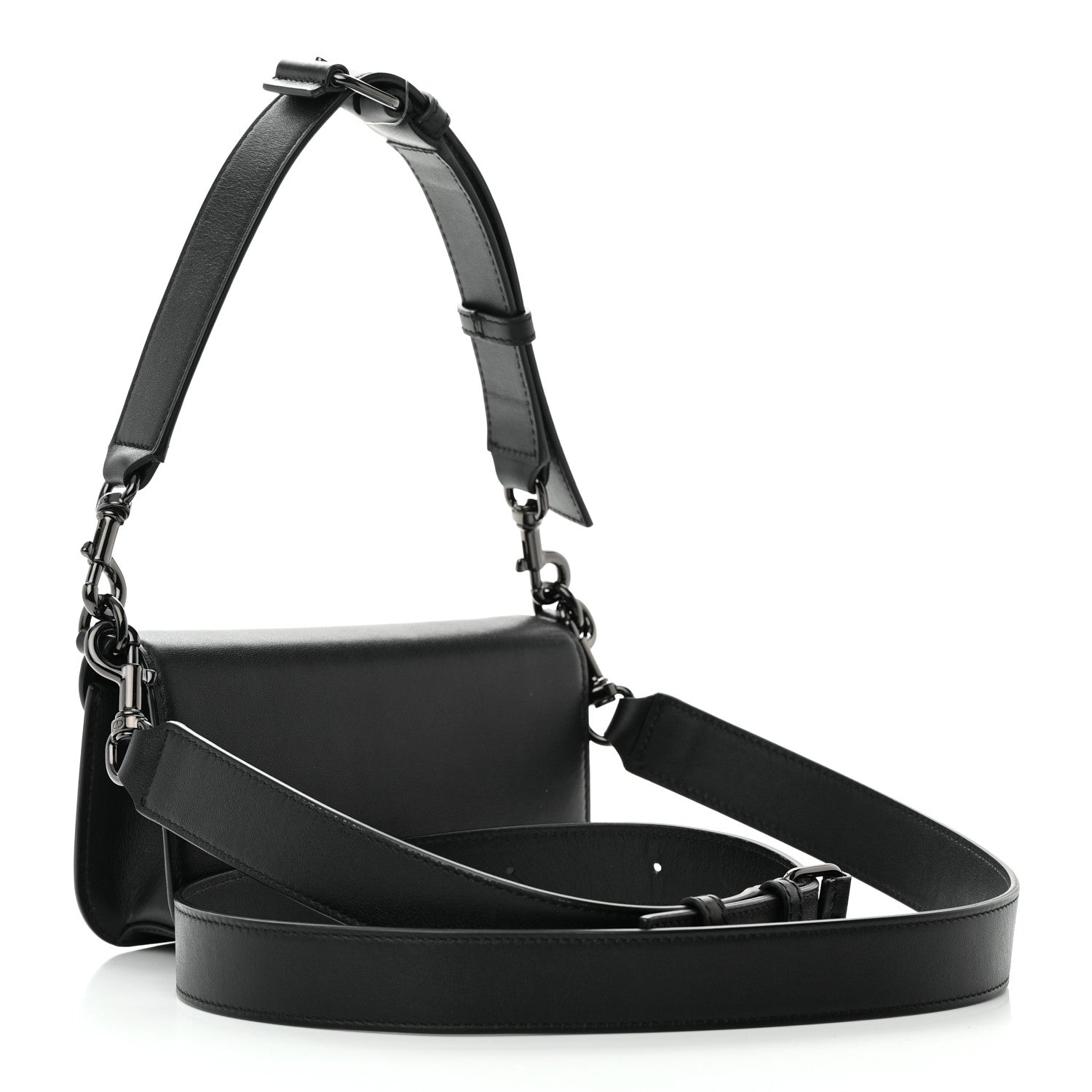 Valentino Garavani Calfskin Monochrome Vlogo Mini Loco Crossbody Bag Black 3 of 18