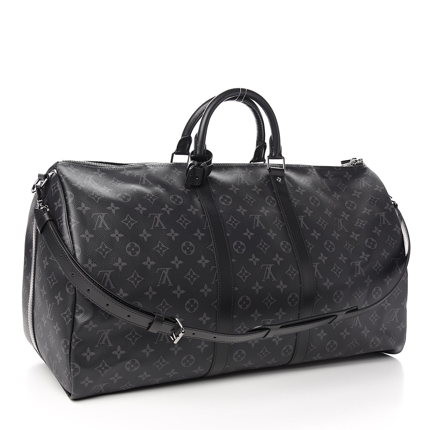 Louis Vuitton Monogram Eclipse Keepall Bandouliere 55 2 of 9
