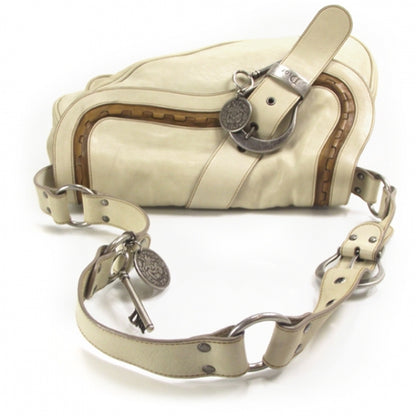Christian Dior Leather Large Gaucho Ivory 5 of 12