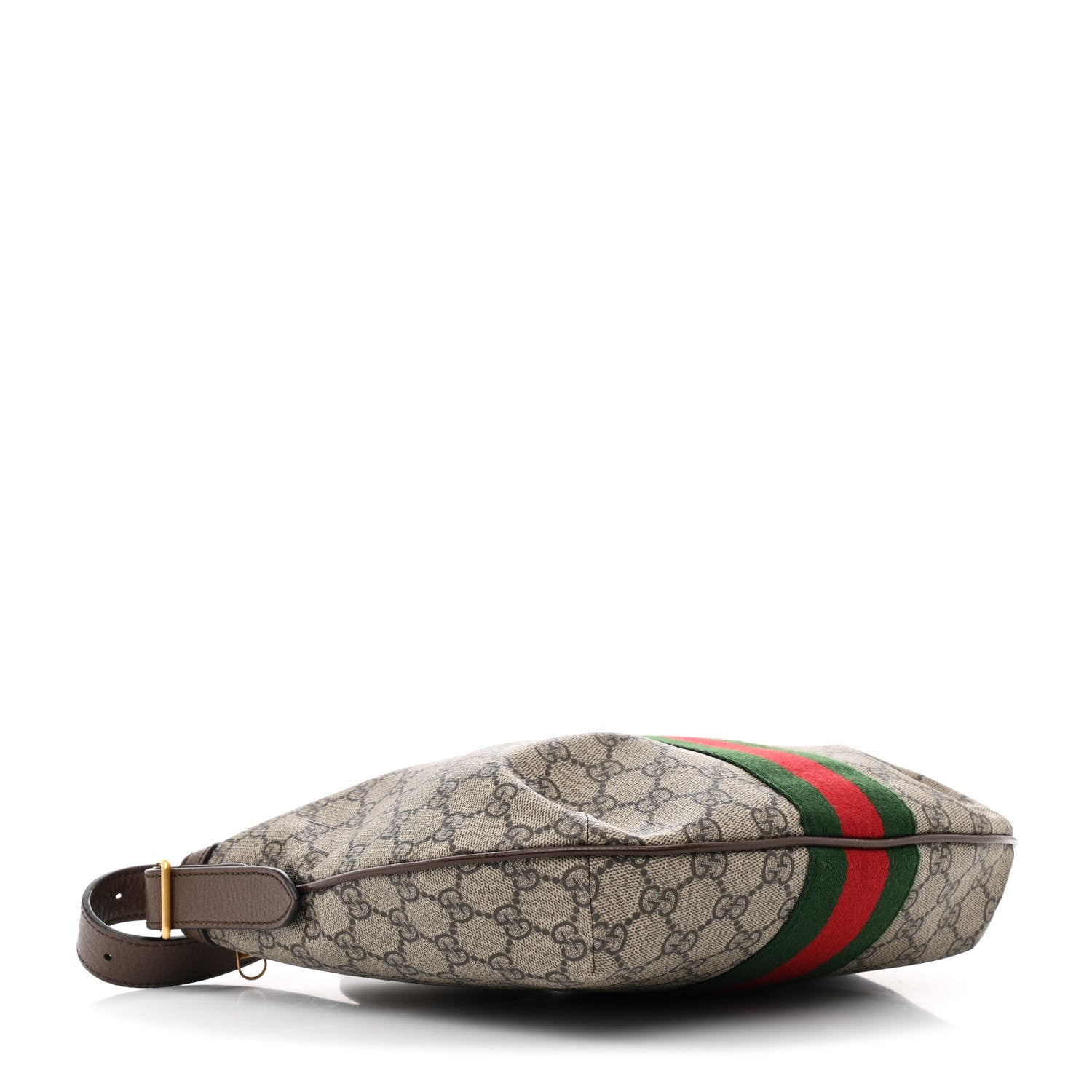 Gucci GG Supreme Monogram Web Small Ophidia Half Moon Hobo Brown 4 of 11