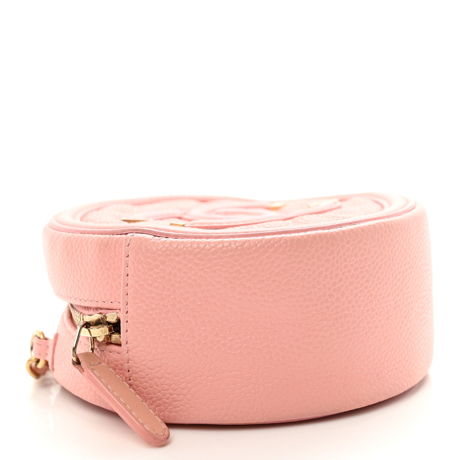 Chanel Caviar Quilted Round Filigree Crossbody Pink 4 of 11