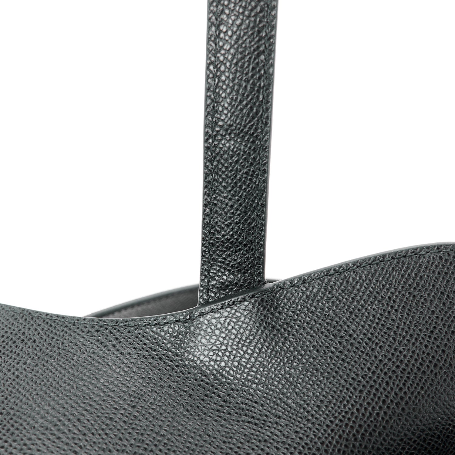 Christian Dior Grained Calfskin Saddle Bag With Strap Black 14 of 16