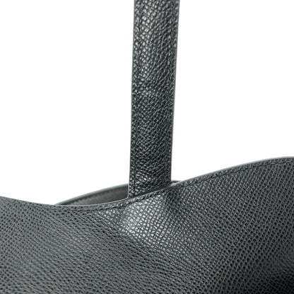 Christian Dior Grained Calfskin Saddle Bag With Strap Black 14 of 16