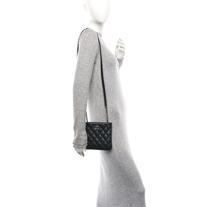 Chanel Lambskin Quilted Crossbody Bag Black 2 of 11