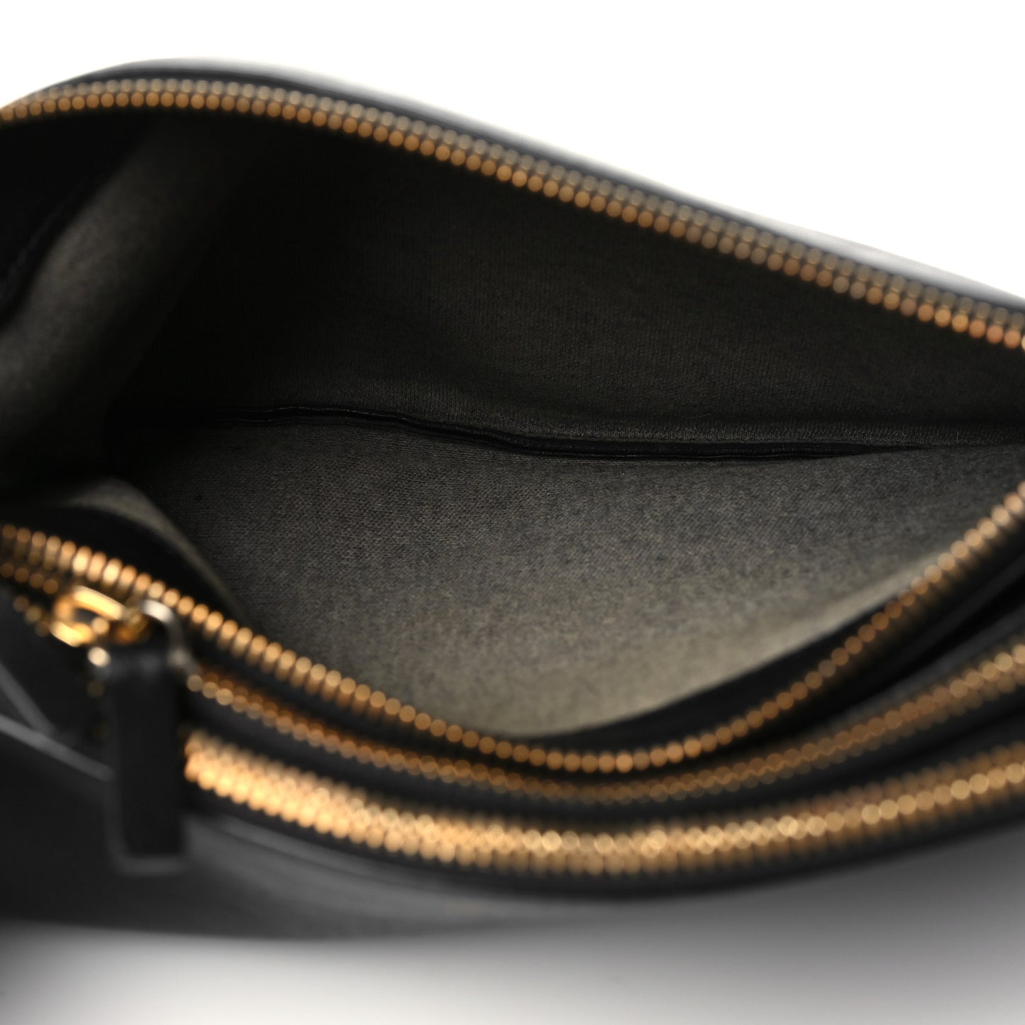 Lambskin Large Trio Crossbody Bag Black