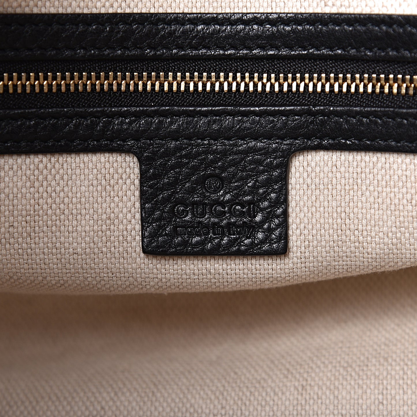 Pebbled Calfskin Medium Soho Bowler Black