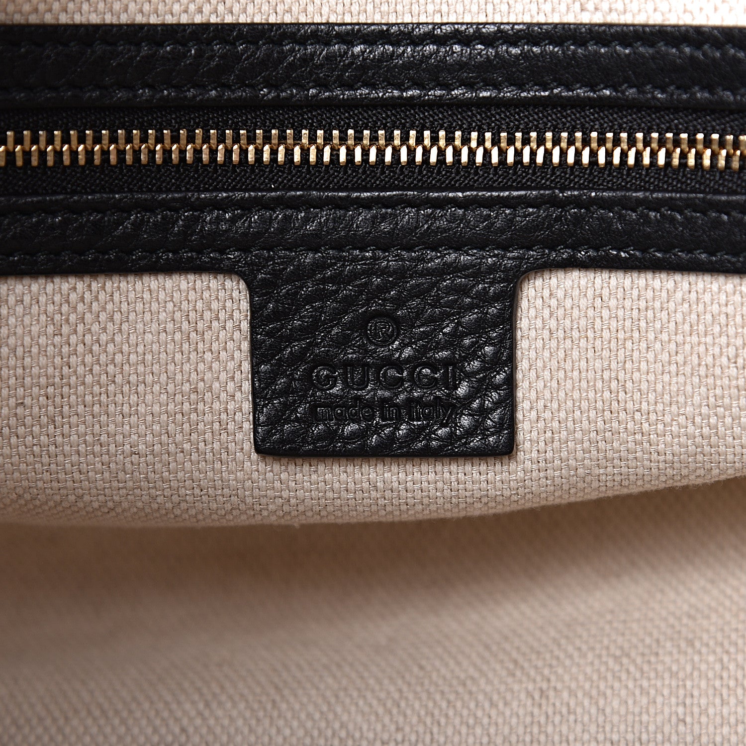 Gucci Pebbled Calfskin Medium Soho Bowler Black 6 of 10