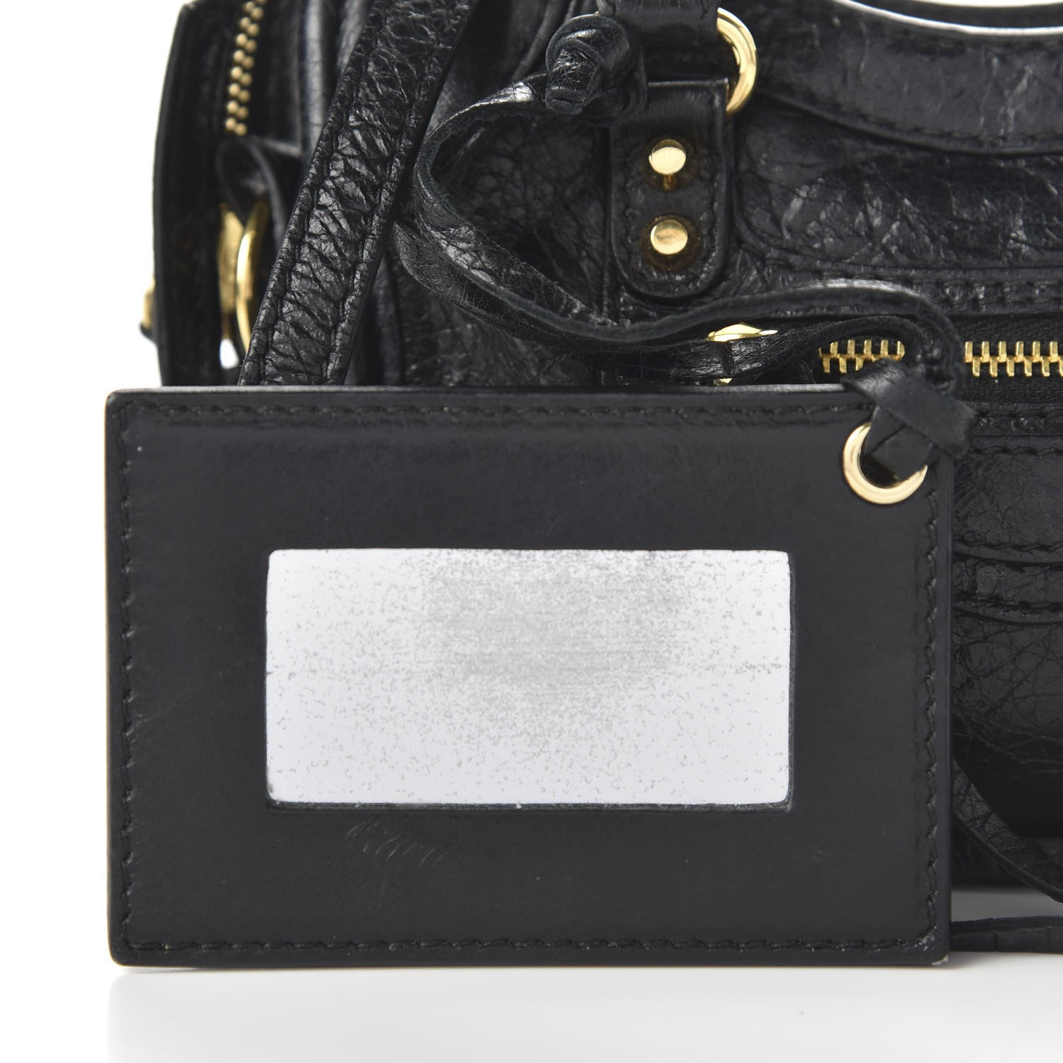 Balenciaga Agneau Classic Gold Hardware Nano City Black 11 of 11