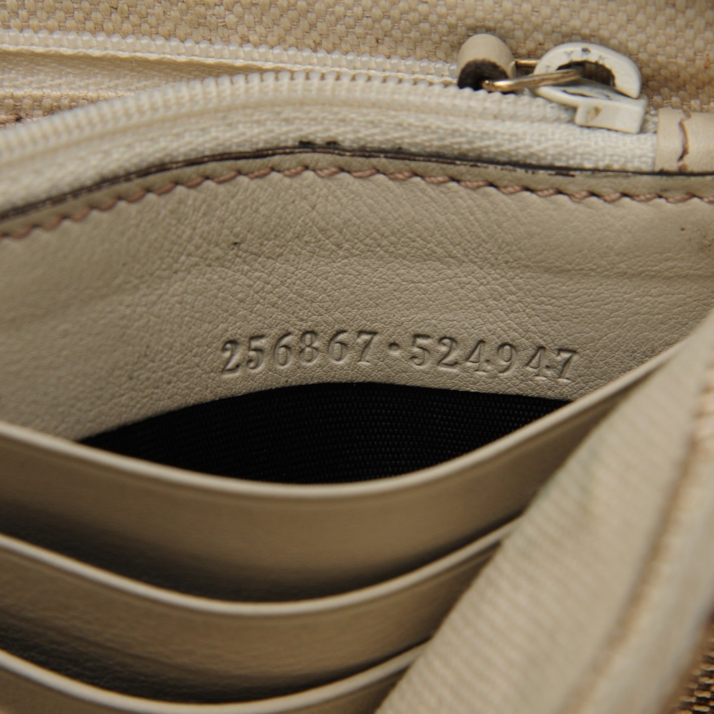 Monogram Mayfair Wristlet Off White