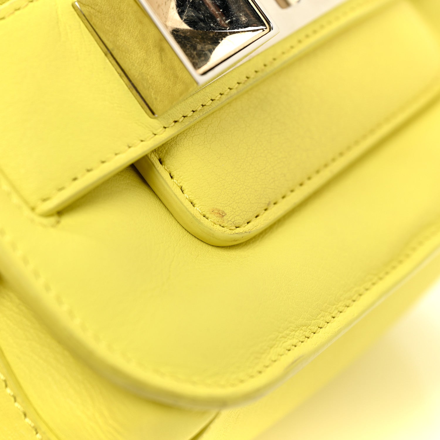Proenza Schouler Calfskin Tiny PS11 Classic Shoulder Bag Lemon 26 of 29