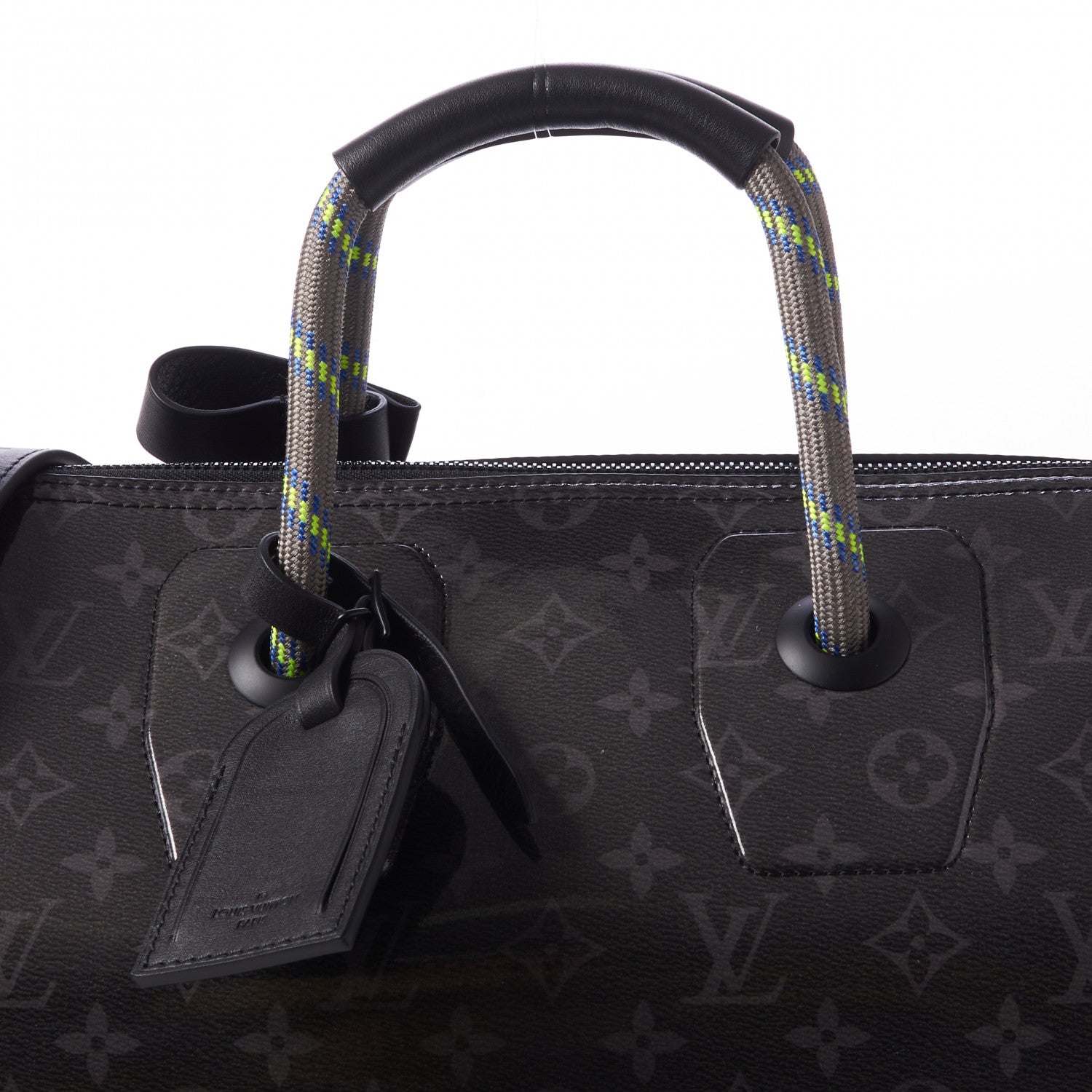 Louis Vuitton Monogram Eclipse Glaze Keepall Bandouliere 50 7 of 8