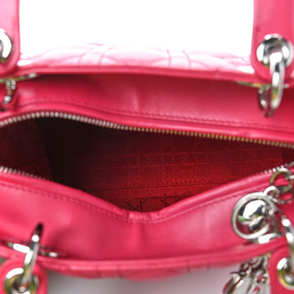 Christian Dior Lambskin Cannage Medium Lady Dior Pink 4 of 4