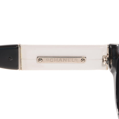 Chanel CC Sunglasses 5229Q Black White 3 of 5