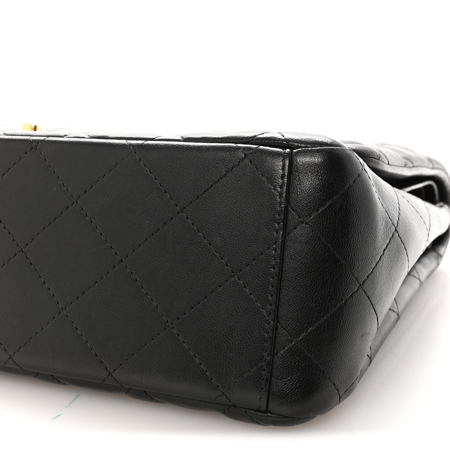 Chanel Lambskin Quilted Maxi Double Flap Black 10 of 10