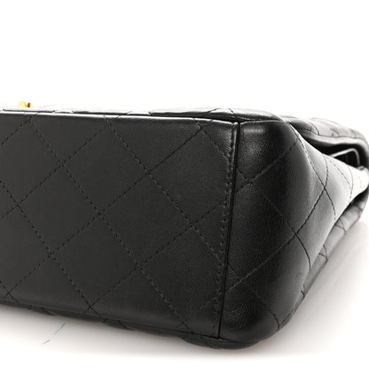 Chanel Lambskin Quilted Maxi Double Flap Black 10 of 10