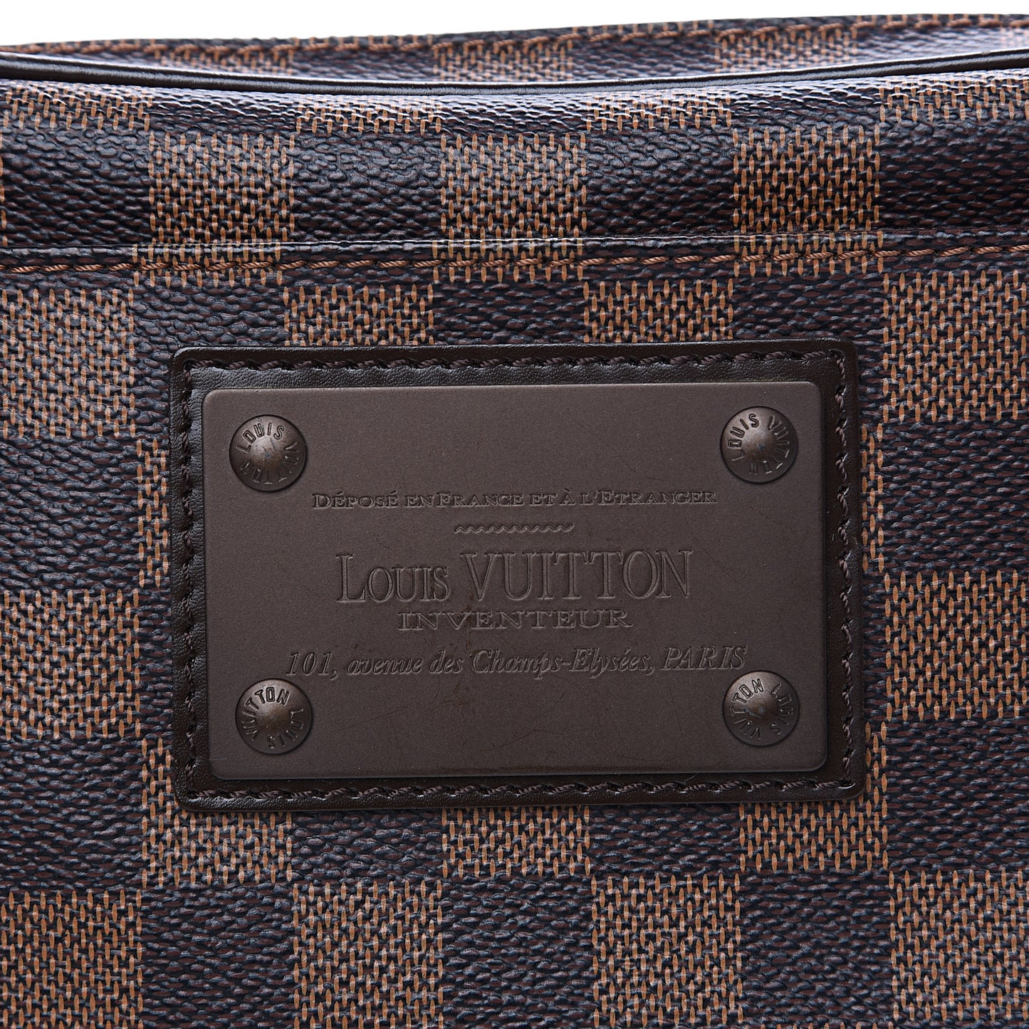 Damier Ebene Brooklyn Bum Bag